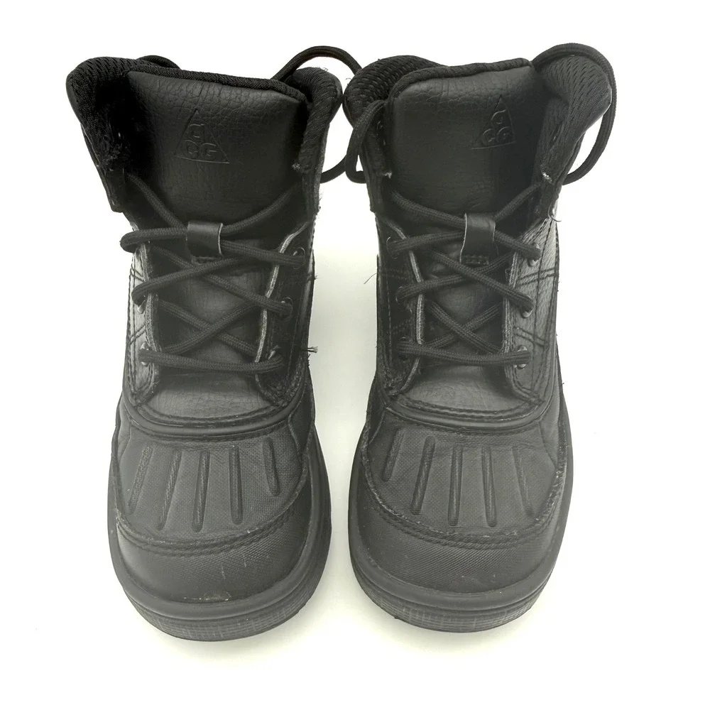 Nike ACG Kids 11C Black Duck Boots High Top Outdoor Hiking Winter Shoes
